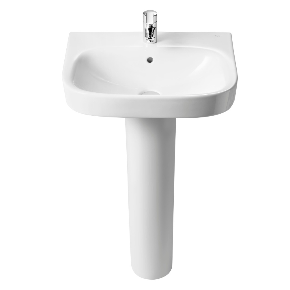 Product cut out image of the Roca Debba 550mm Basin & Pedestal